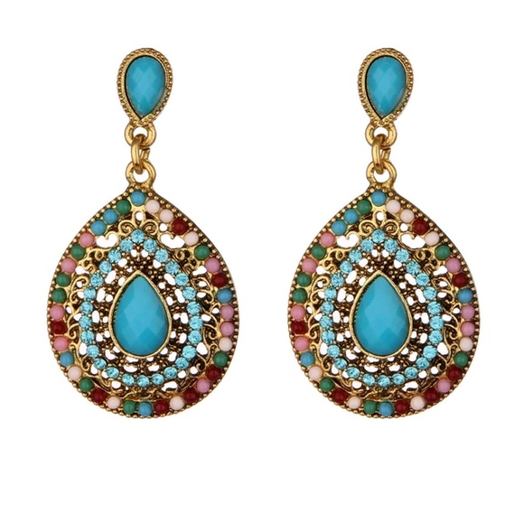 Fashion Jewelry Jewelry - New Retro Waterdrop Rhinestone Earrings